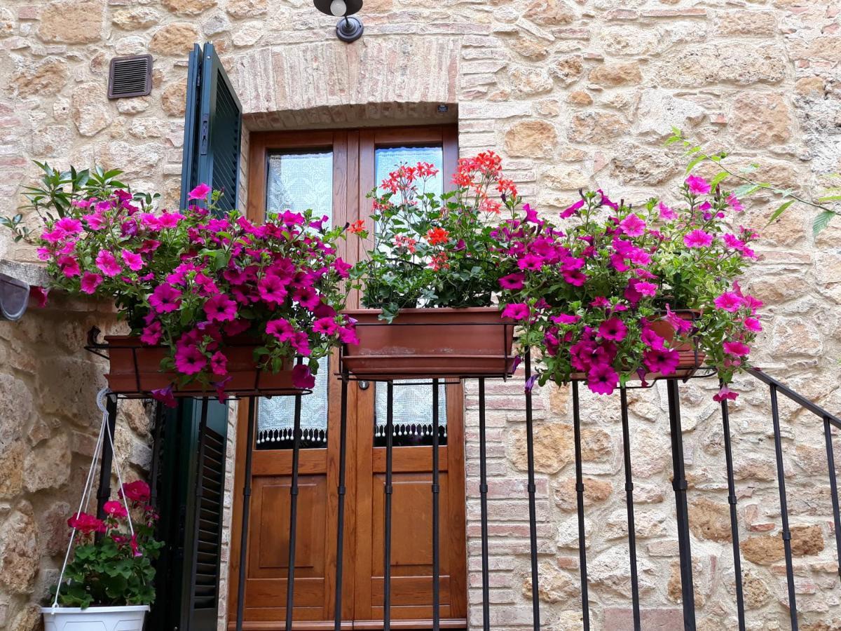 La Corte Antica Pienza Eksteriør billede