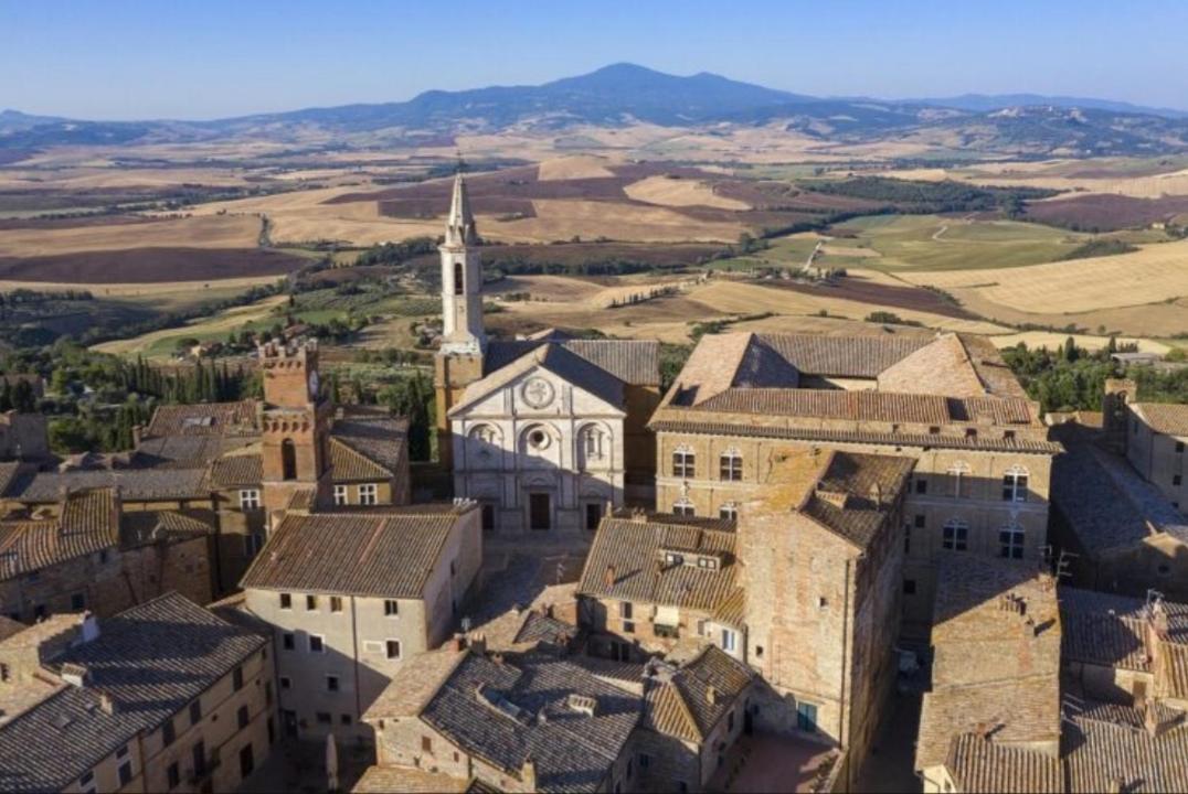 La Corte Antica Pienza Eksteriør billede