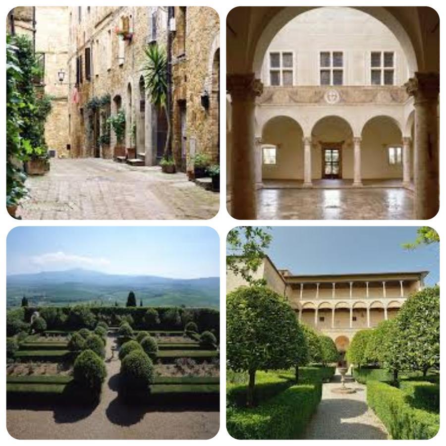 La Corte Antica Pienza Eksteriør billede